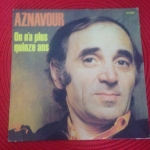Buy vinyl record Aznavour Charles On n'a plus quinze ans for sale