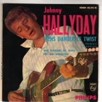 Buy vinyl record HALLYDAY JOHNNY VIENS DANSER LE TWIST + 3 - LANGUETTE - POCHETTE JOHNNY AVEC GUITARE for sale