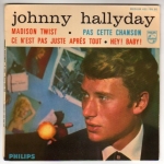 Acheter un disque vinyle à vendre HALLYDAY JOHNNY MADISON TWIST + 3 - 2EME POCHETTE (1 TITRE EN BLEU)
