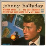 Buy vinyl record HALLYDAY JOHNNY MADISON TWIST + 3 - LANGUETTE - 1ERE POCH. (4 T EN ROUGE) for sale