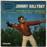Buy vinyl record HALLYDAY JOHNNY POUR MOI LA VIE VA COMMENCER + 3 - (AVEC ACCENT SUR LE U DE D'OU VIENS-TU) for sale