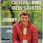 Buy vinyl record HALLYDAY JOHNNY CHEVEUX LONGS ET IDEES COURTES + 3 for sale