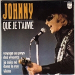 Buy vinyl record HALLYDAY JOHNNY QUE JE T'AIME + 3 - LABEL BLEU for sale