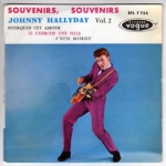 Buy vinyl record HALLYDAY JOHNNY SOUVENIRS, SOUVENIRS + 3 - 2EME POCH. - CENTREUR for sale