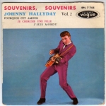 Acheter un disque vinyle à vendre HALLYDAY JOHNNY SOUVENIRS, SOUVENIRS + 3 - 2EME POCH. - CENTREUR