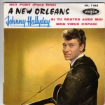 Buy vinyl record HALLYDAY JOHNNY A NEW ORLEANS + 3 – CENTREUR & LANGUETTE for sale