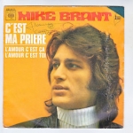 Buy vinyl record mike brant c'est ma priere for sale