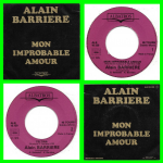 Acheter un disque vinyle à vendre Alain Barrière Mon improbable amour