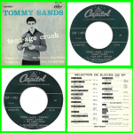Buy vinyl record Tommy Sands Teen-age crush for sale