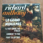 Buy vinyl record Richard Anthony Le grand meaulnes/il fait croire aux étoiles /comment tu fais/ pour toi qui dors for sale