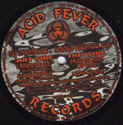 Acheter disque vinyle DJ Cyclone Acid Fever Records a vendre