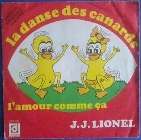 Acheter disque vinyle j.j.lionel la danse des canards / l'amour comme ça a vendre