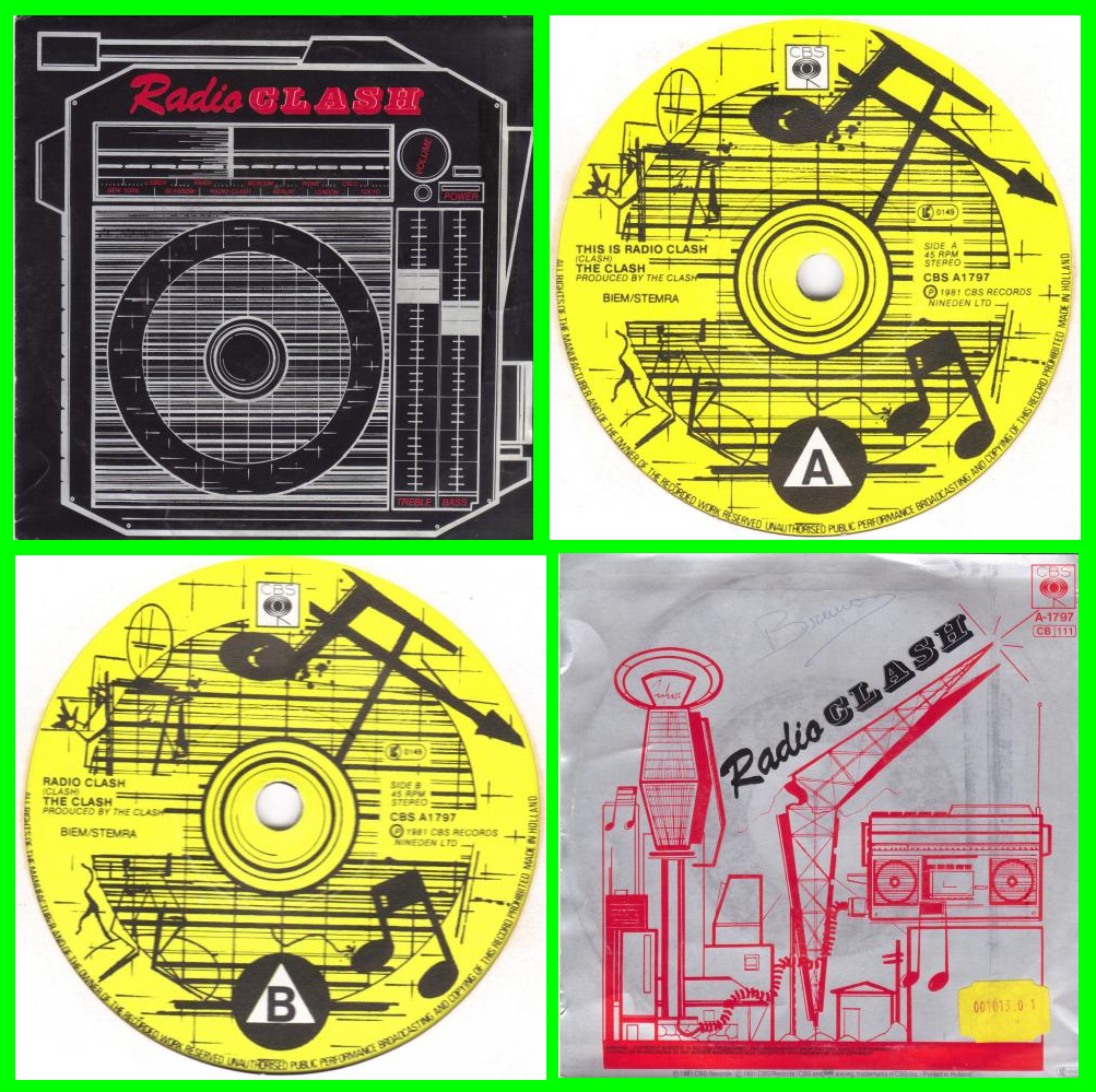 Acheter disque vinyle The Clash Radio clash a vendre