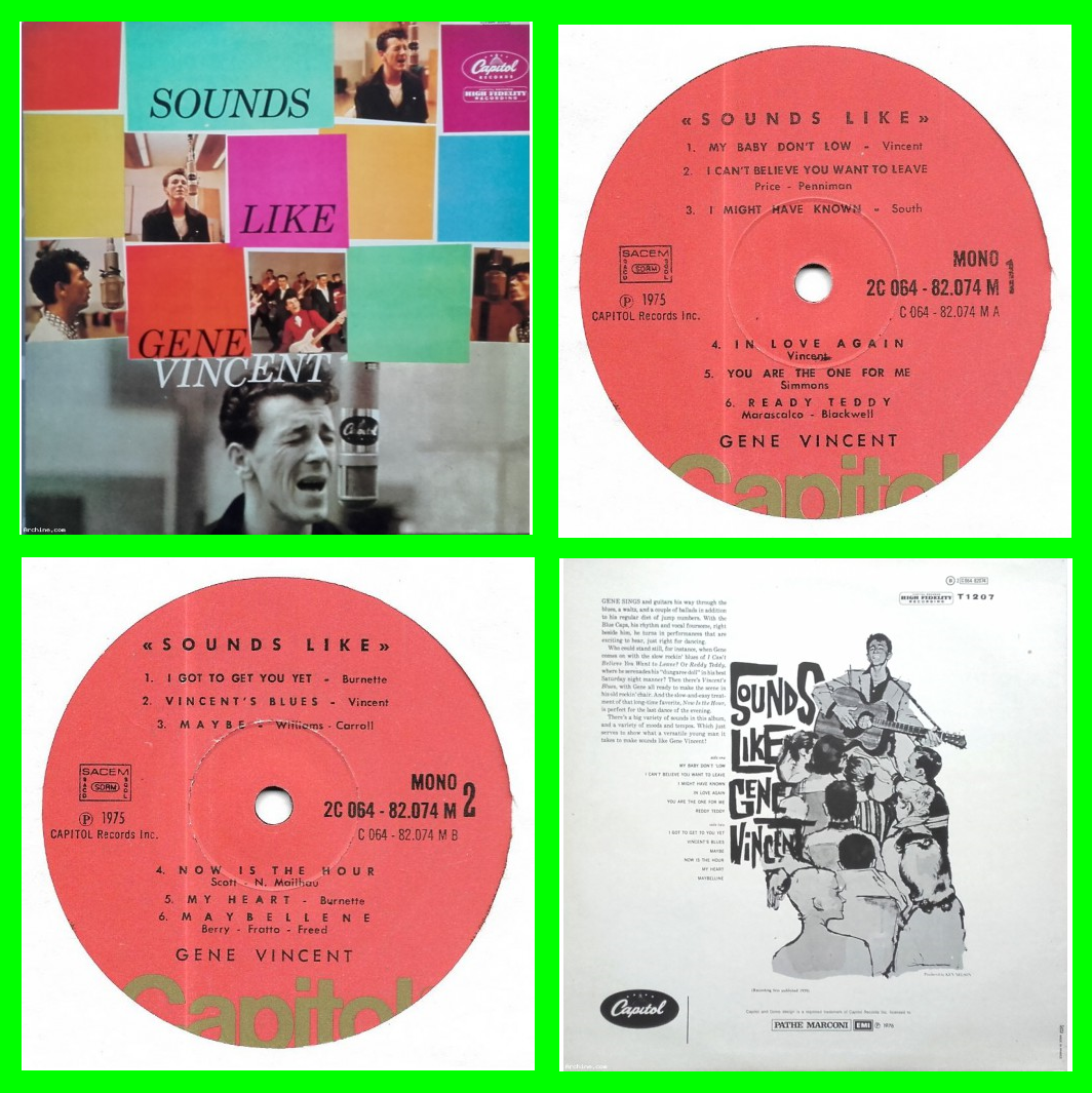 Acheter disque vinyle Gene Vincent Sounds like a vendre