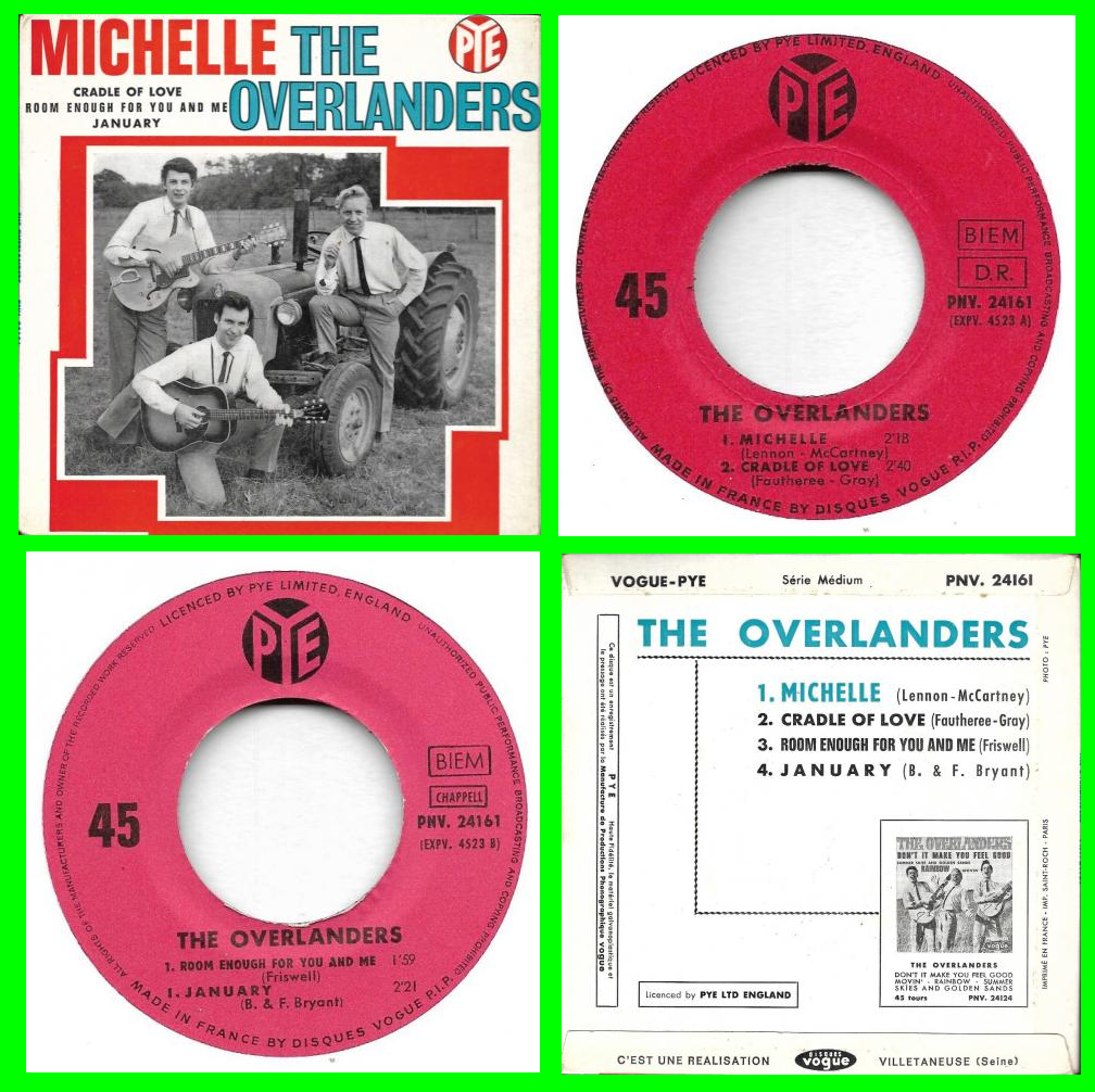 Acheter disque vinyle The Overlanders Michelle a vendre