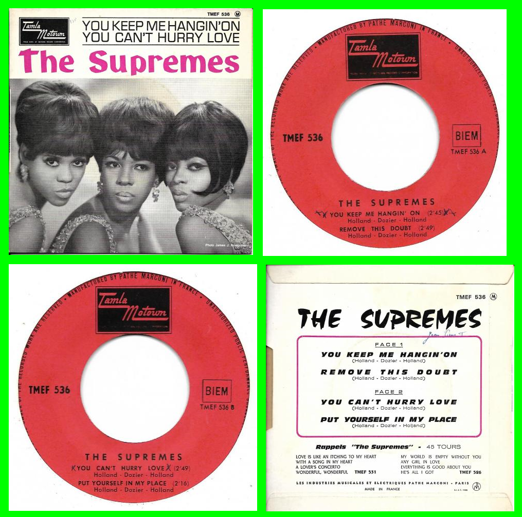 Acheter disque vinyle The Supremes You keep me hangin'on a vendre