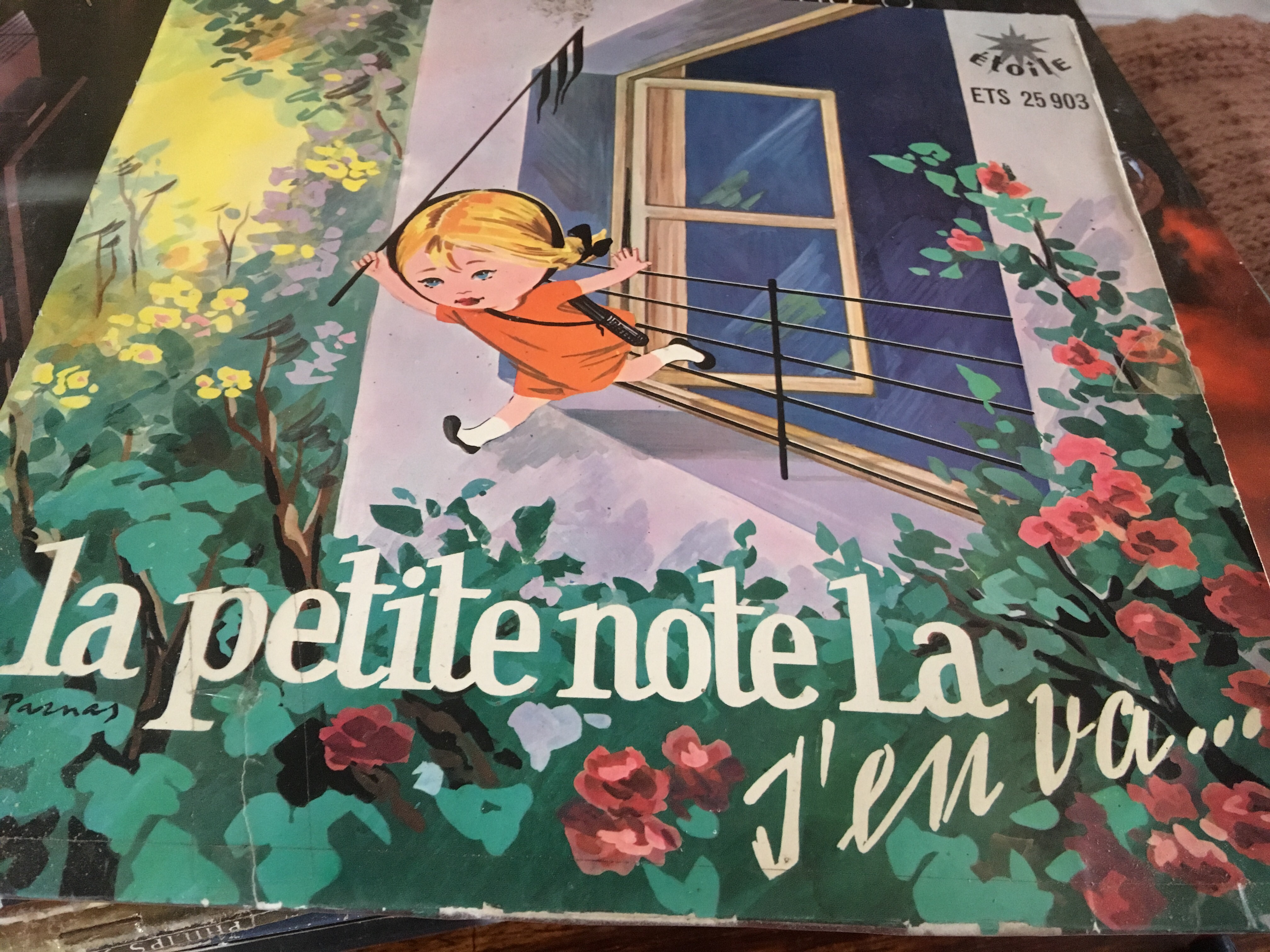 Acheter disque vinyle Jacqueline nigay La petite note la s'en va a vendre