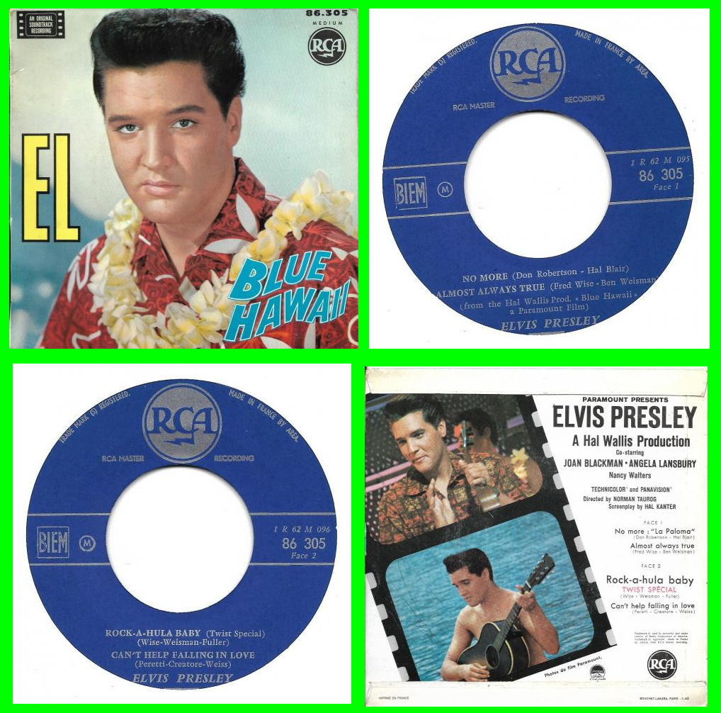 Acheter disque vinyle Elvis Presley Blue Hawaii a vendre