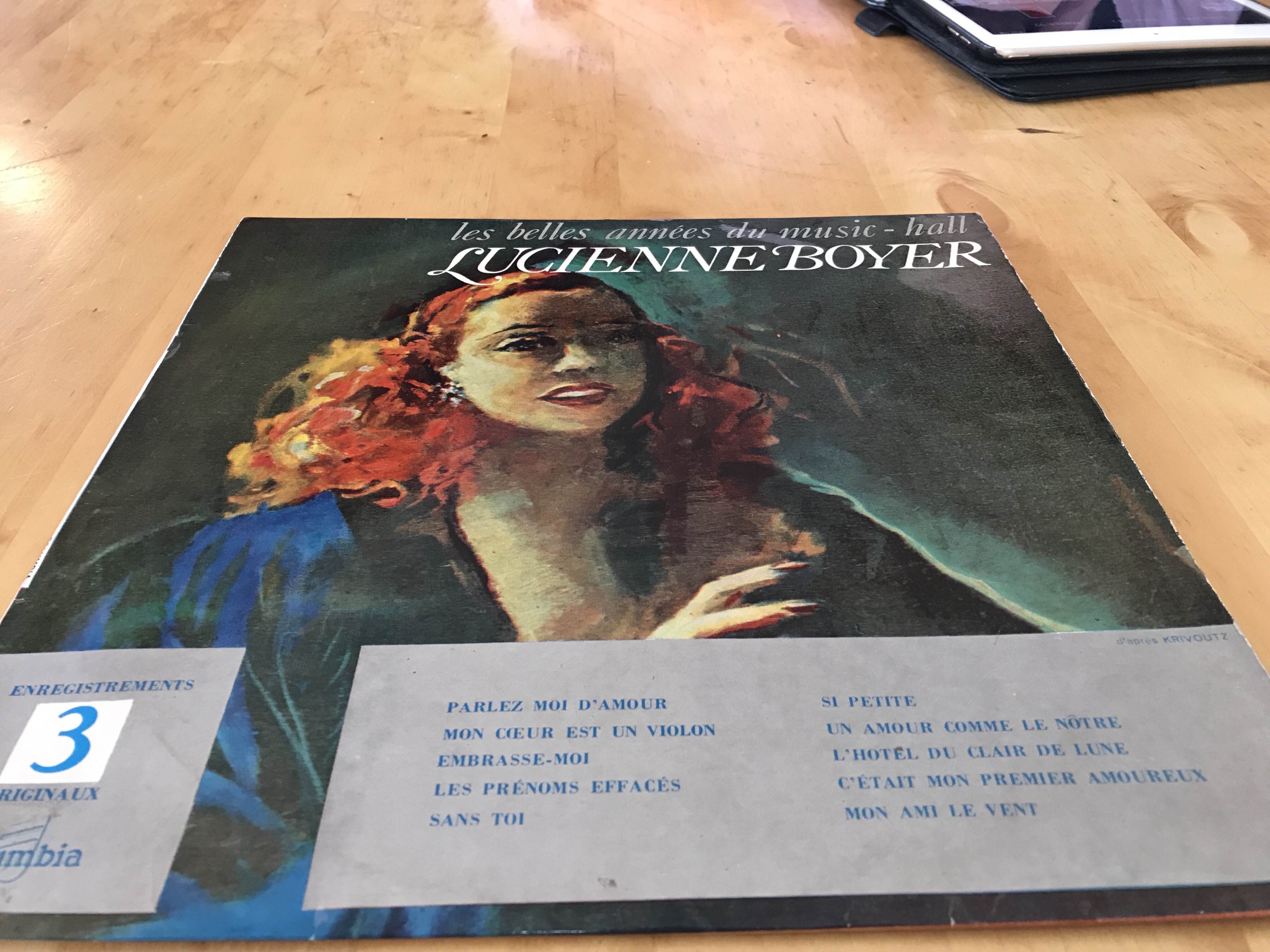 Acheter disque vinyle Lucienne Boyer Les belles années du music hall a vendre
