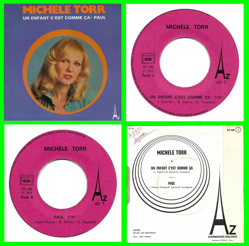 Acheter disque vinyle Michèle Torr Un enfant c'est comme ça a vendre