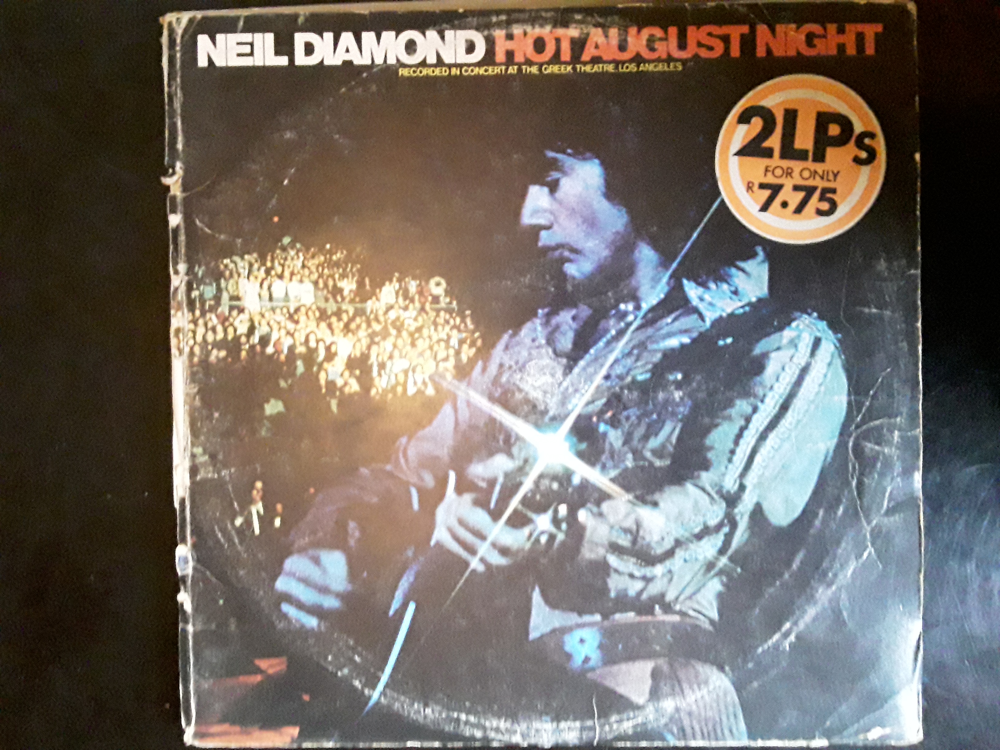 Acheter disque vinyle neil diamond Hot august night a vendre