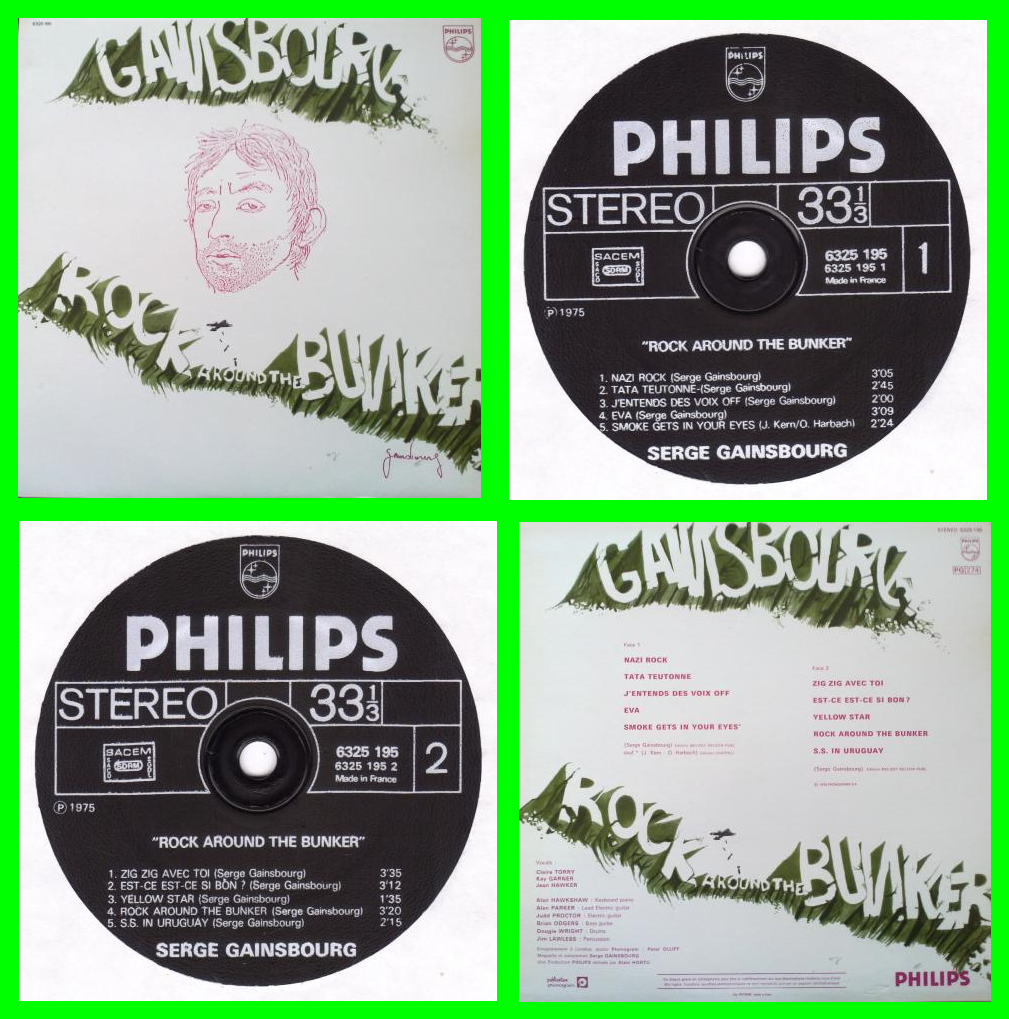 Acheter disque vinyle Rock around the bunker Serge Gainsbourg à vendre