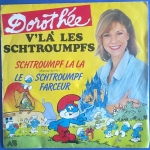 Buy vinyl record dorothèe schtroumpf la la / le schtroumpf farceur for sale