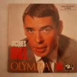 Buy vinyl record BREL JACQUES OLYMPIA 64 - 8 TITRES - POCHETTE AVEC CADRE 'GPN DU DISQUE' for sale