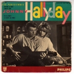 Buy vinyl record HALLYDAY JOHNNY RETIENS LA NUIT + 3 - LANGUETTE - LETTRAGE MULTICOLORE for sale