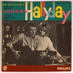 Buy vinyl record HALLYDAY JOHNNY RETIENS LA NUIT + 3 - LANGUETTE - LETTRAGE MULTICOLORE for sale