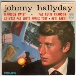 Buy vinyl record HALLYDAY JOHNNY MADISON TWIST + 3 - LANGUETTE - 1ERE POCH. (4 T EN ROUGE) for sale