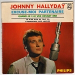 Acheter un disque vinyle à vendre HALLYDAY JOHNNY EXCUSE-MOI PARTENAIRE + 3 - 2EME POCHETTE