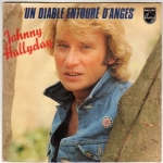 Buy vinyl record HALLYDAY JOHNNY UN DIABLE ENTOURE D'ANGES/LA FILLE DE L'HIVER for sale