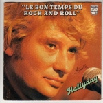 Buy vinyl record HALLYDAY JOHNNY LE BON TEMPS DU ROCK AND ROLL/TOUT M'ENCHAINE for sale