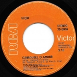 Buy vinyl record Vicky Carrousel D'amour / Ne Tarde Pas Trop for sale