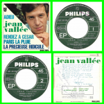 Acheter un disque vinyle à vendre Jean Vallée Adieu