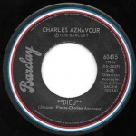 Buy vinyl record Charles Aznavour Accompagné Par Burt Random Et Paul Mauriat Dieu / Retiens La Nuit for sale