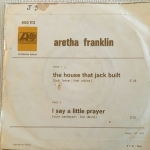 Buy vinyl record ARETHA  FRANKLIN The house that jack built i say a little prayer for sale