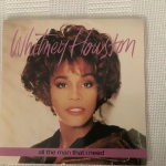 Buy vinyl record WHITNEY HOUSTON All the man that i need // Dancin’ on the smooth edge for sale