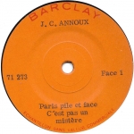 Acheter un disque vinyle à vendre Jean-Claude Annoux Paris pile et face