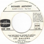 Buy vinyl record Richard Anthony Les ballons for sale