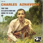 Buy vinyl record Charles Aznavour Trop tard for sale