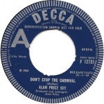 Acheter un disque vinyle à vendre Alan Price Set Don't stop the carnival
