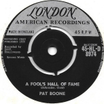 Buy vinyl record Pat Boone A fool's hall of fame for sale