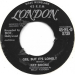 Buy vinyl record Pat Boone Gee, but it's lonely for sale