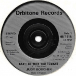 Buy vinyl record Judy Boucher ? Can't be with you tonight for sale