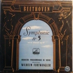 Buy vinyl record BEETHOVEN FURTWANGLER 5ème Symphonie en ut mineur op.67 for sale