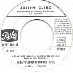 Buy vinyl record Julien Clerc Ça fait pleurer le bon dieu for sale