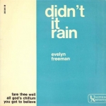 Buy vinyl record Evelyn Freeman Didn't it rain for sale