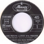 Buy vinyl record Les Gam's Une petite larme m'a trahie for sale